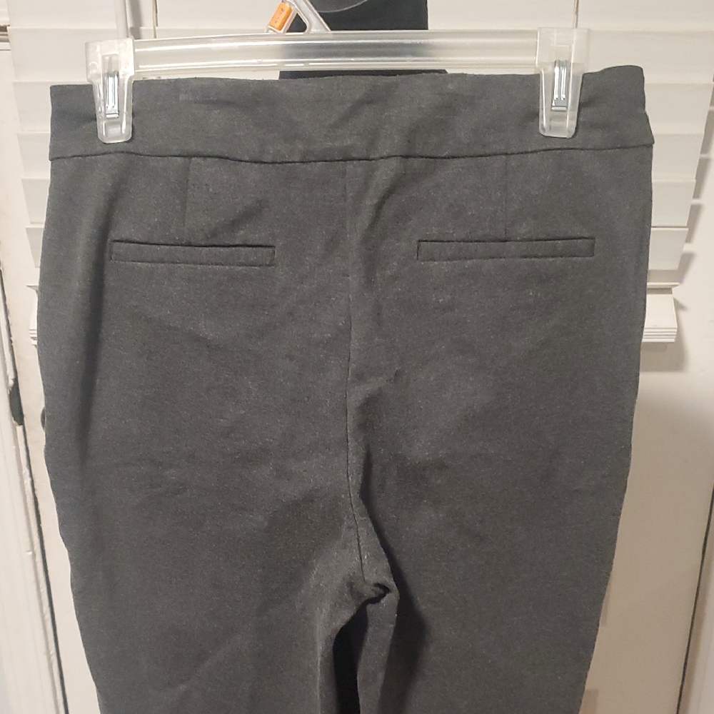 Rekucci Women's Charcoal Slim Ponte Trousers - Picture 6 of 8